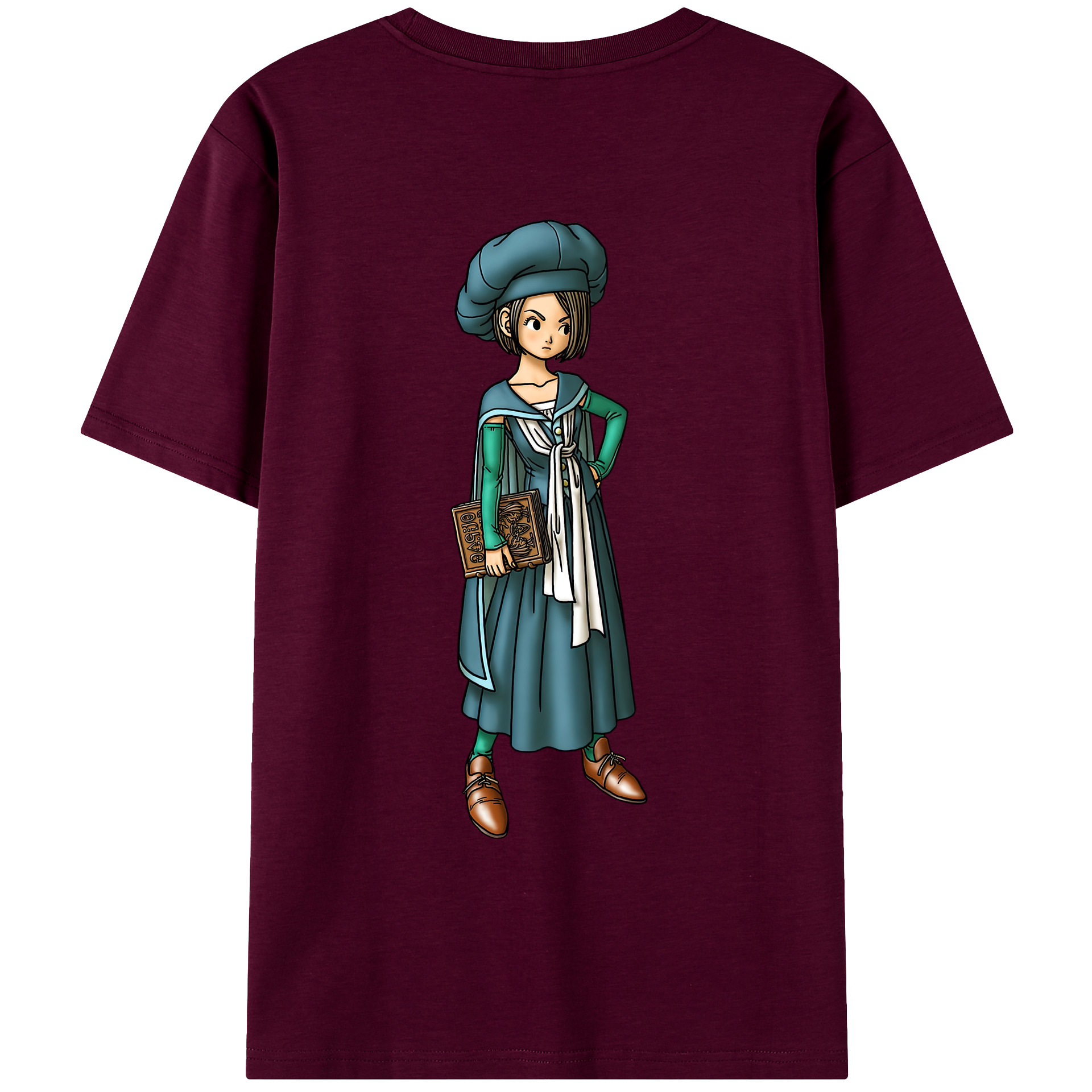 （画像用） ドラゴンクエスト Doragon Kuesuto Dragon Quest レディース半袖Tシャツ(バックプリント)